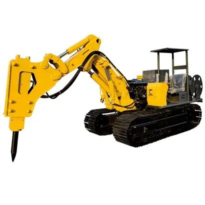 クローラー式道路掘削破砕機